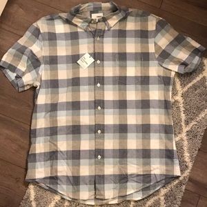 Mens button down tee